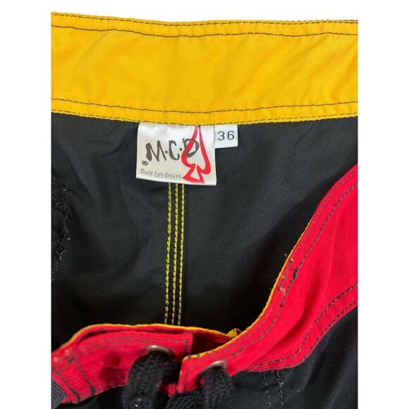 VTG More Core Division MCD Men Black Board‎ Shorts Sz 36 - Picture 5 of 6